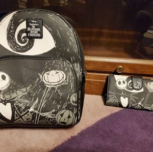 Nightmare Before Christmas Backpack & Wallet Set